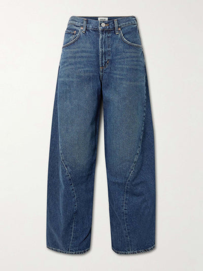 Agolde Twist organic high-rise wide-leg jeans at Collagerie
