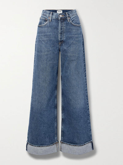 Agolde + Net Sustain High-rise wide-leg organic jeans at Collagerie