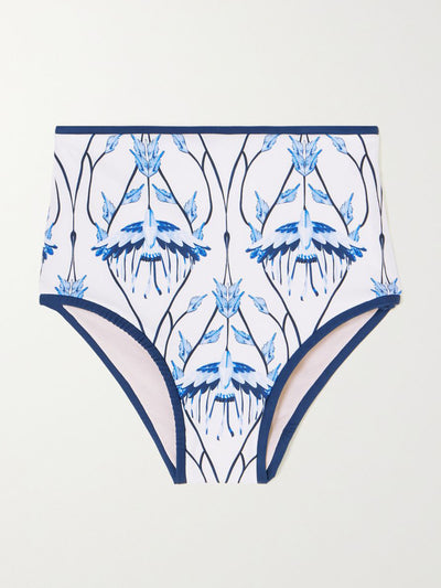 Agua By Agua Bendita Printed recycled bikini briefs at Collagerie