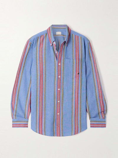 Aimé Leon Dore Striped cotton Oxford shirt at Collagerie