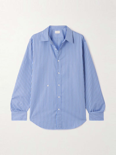 Aimé Leon Dore Striped cotton-poplin shirt at Collagerie