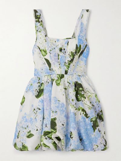 Aje Suzette printed linen-blend mini dress at Collagerie