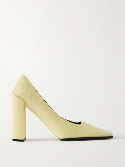 Alaïa 90 calf hair pumps at Collagerie