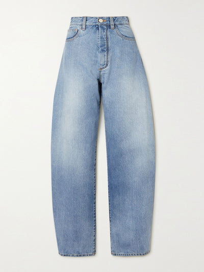 Alaïa High-rise tapered jeans at Collagerie