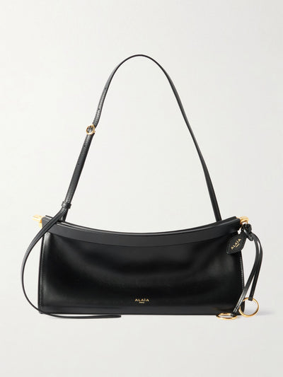 Alaïa Click E/W medium leather shoulder bag at Collagerie