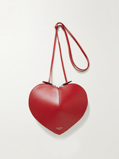 Alaïa Le Coeur leather shoulder bag at Collagerie