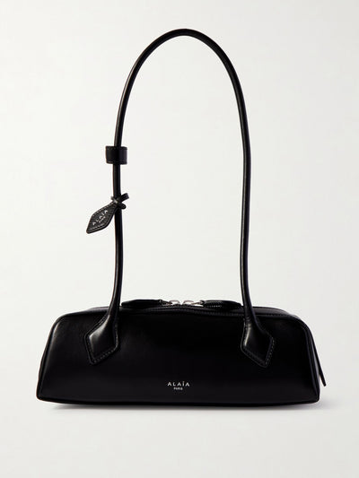 Alaïa Le Teckel textured-leather shoulder bag at Collagerie