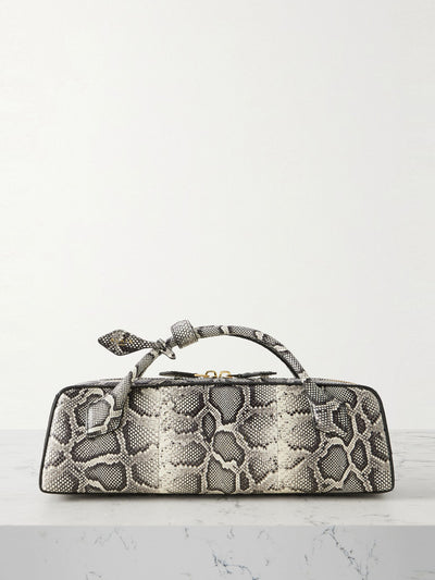 Alaïa Le Teckel watersnake clutch at Collagerie