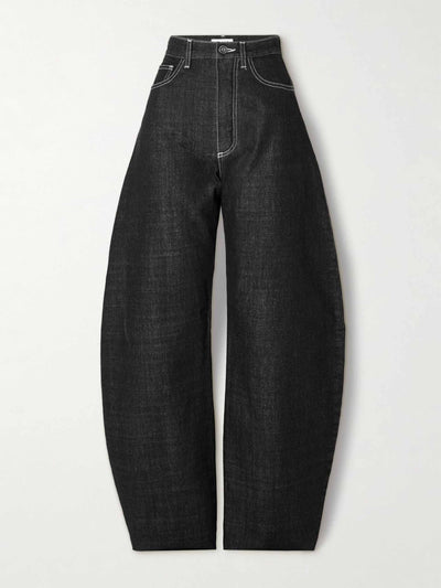 Alaïa High-rise tapered jeans at Collagerie