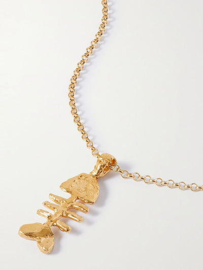 Alighieri The Silhouette of Summer gold-plated necklace at Collagerie