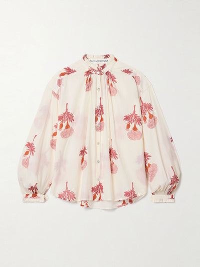 Alix of Bohemia Poet floral-print cotton-voile blouse at Collagerie