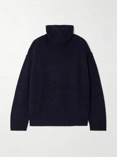 Allude Wool and cashmere-blend turtleneck sweater at Collagerie