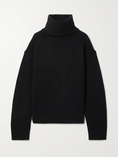 Allude Wool and cashmere-blend turtleneck sweater at Collagerie