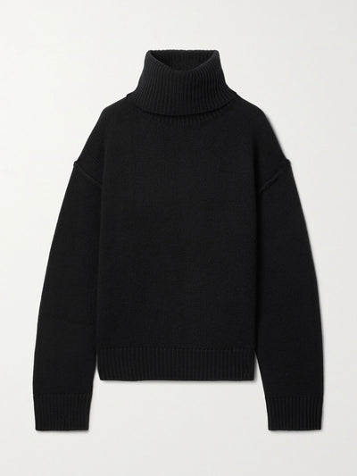 Allude Wool and cashmere-blend turtleneck jumper at Collagerie