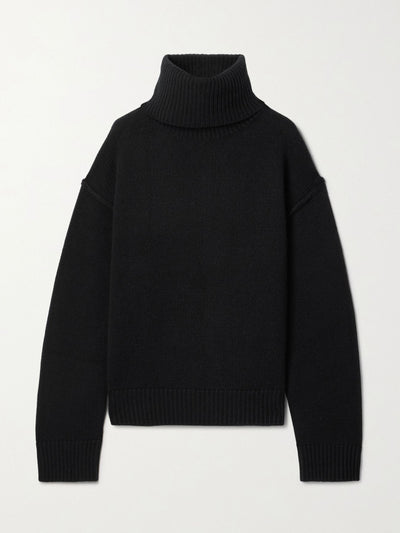 Allude Wool and cashmere-blend turtleneck sweater at Collagerie