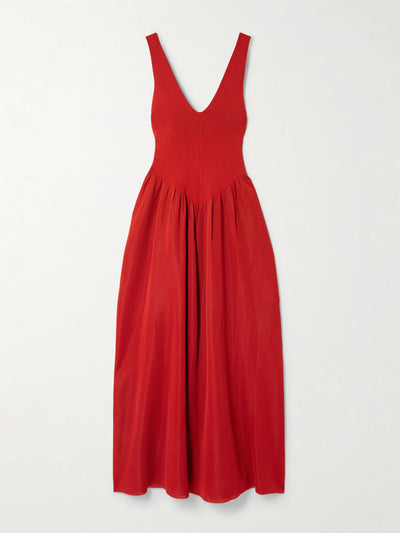 Altuzarra Lollie gathered stretch-knit maxi dress at Collagerie