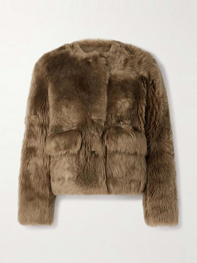 Altuzarra Maury shearling jacket at Collagerie