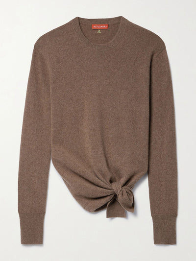 Altuzarra Nalini tie-detailed cashmere sweater at Collagerie