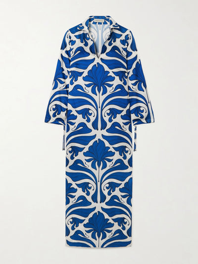 Andrés Otalora Varadero printed recycled-twill kaftan at Collagerie