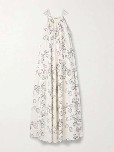 Anine Bing Santana printed voile midi dress at Collagerie