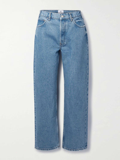 Anine Bing Gavin high-rise straight-leg jeans at Collagerie