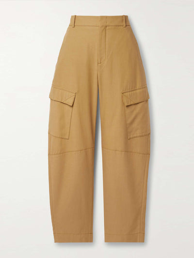 Another Tomorrow Tapered cargo trousers at Collagerie