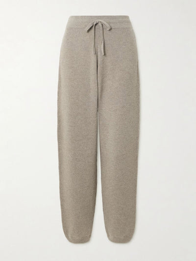 Arch4 Darford ribbed cashmere tapered track pants at Collagerie