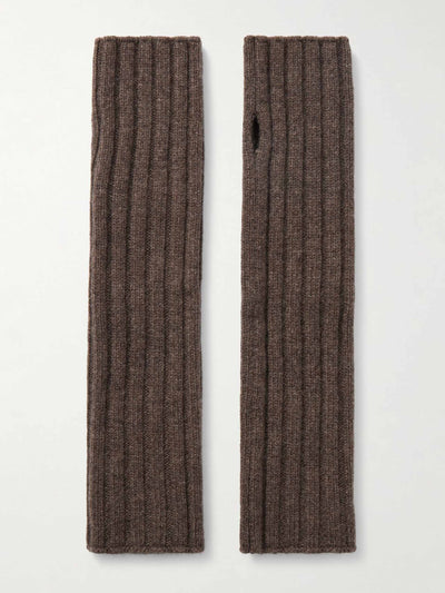 Arch4 Ribbed cashmere wrist warmers at Collagerie