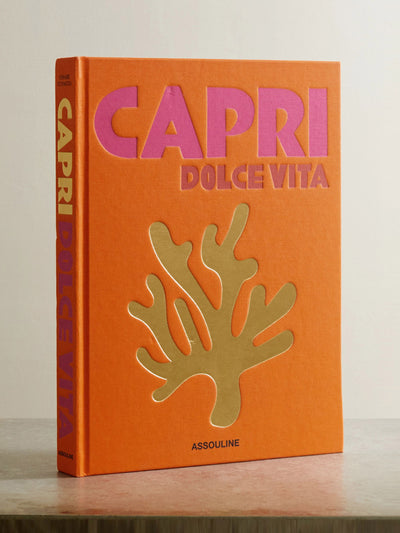 Assouline Capri Dolce Vita by Cesare Cunaccia hardcover book at Collagerie