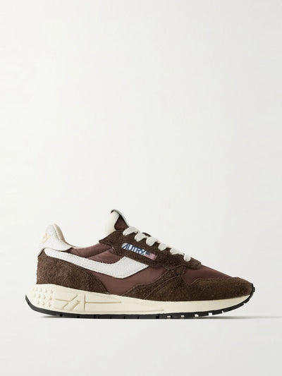 Autry Reelwind Low suede and shell sneakers at Collagerie