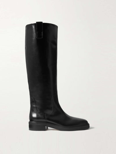 Aeyde Henry leather knee boots at Collagerie