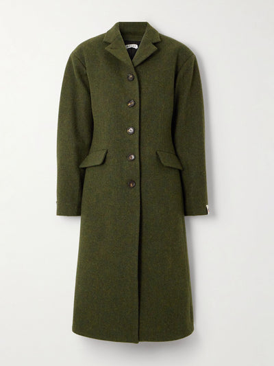 Bally Brushed-wool coat at Collagerie