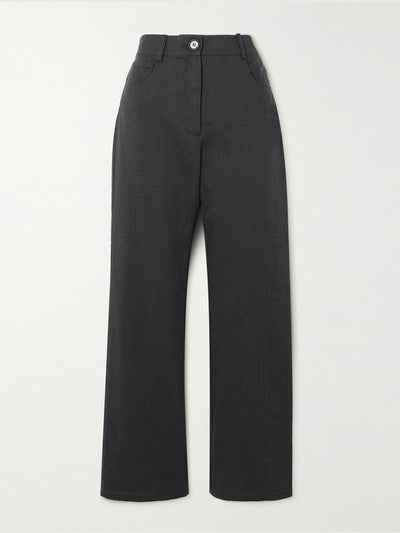 Beare Park Wool straight-leg trousers at Collagerie