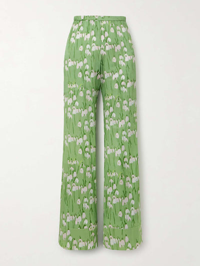 Bernadette Louis floral-print silk-blend pyjama pants at Collagerie