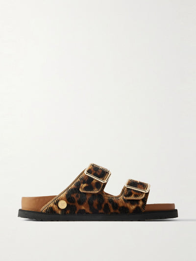 Birkenstock 1774 Arizona calf hair sandals at Collagerie