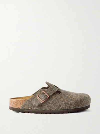 Birkenstock Boston wool felt clogs at Collagerie