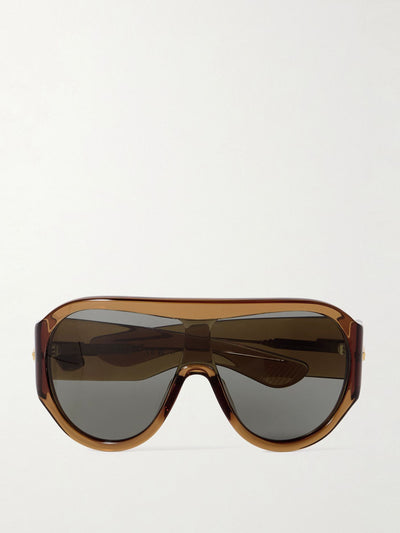 Bottega Veneta Eyewear Aviator-style acetate sunglasses at Collagerie