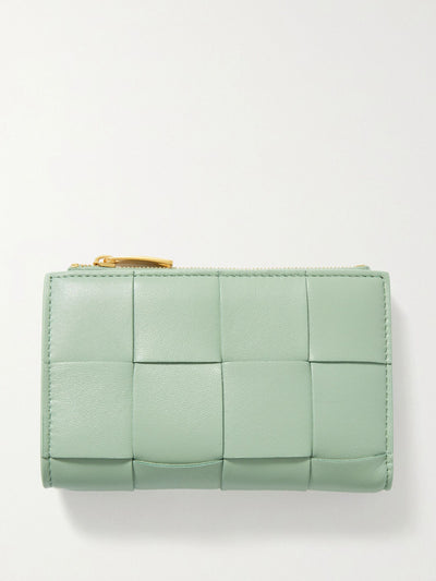 Bottega Veneta Cassette medium intrecciato leather wallet at Collagerie