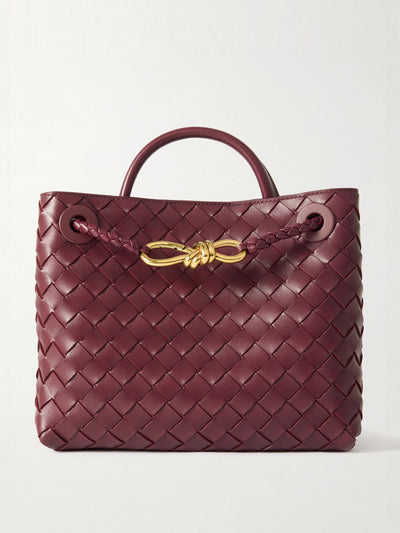 Bottega Veneta Andiamo small embellished intrecciato leather tote at Collagerie