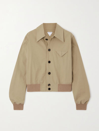 Bottega Veneta Cotton-blend jacket at Collagerie