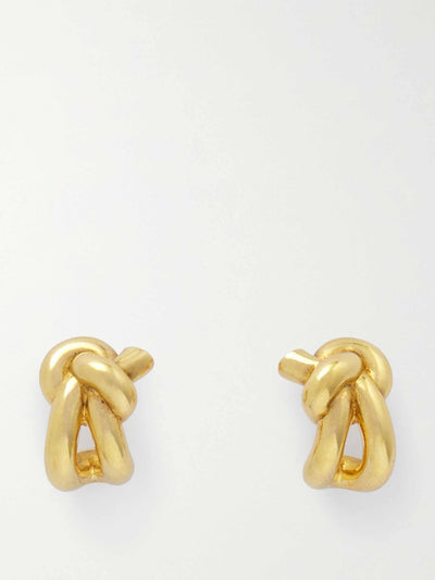 Bottega Veneta Gold-plated earrings at Collagerie