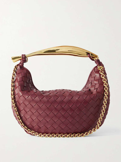 Bottega Veneta Sardine small intrecciato leather shoulder bag at Collagerie