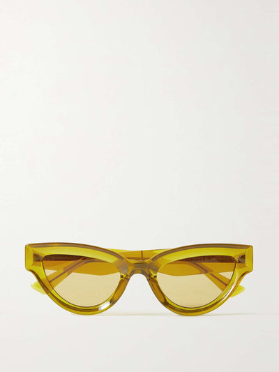 Bottega Veneta Eyewear Injection cat-eye acetate sunglasses at Collagerie