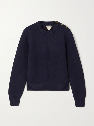 Bottega Veneta Ribbed-knit wool sweater at Collagerie