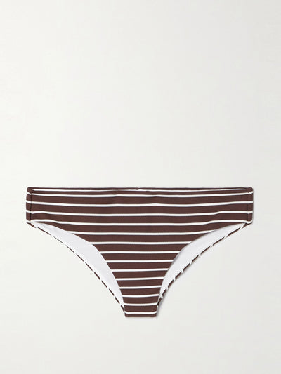 Brunello Cucinelli Striped jacquard bikini briefs at Collagerie