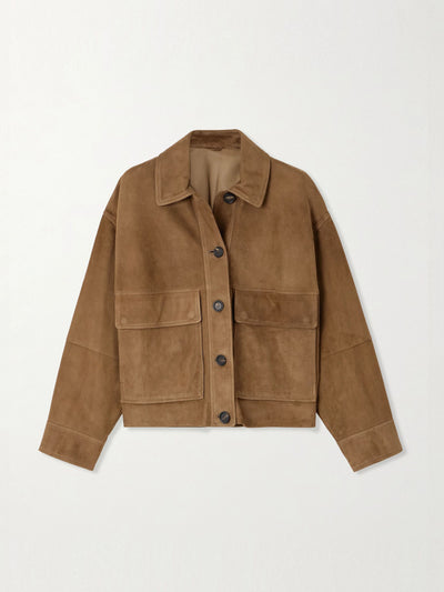 Brunello Cucinelli Suede jacket at Collagerie