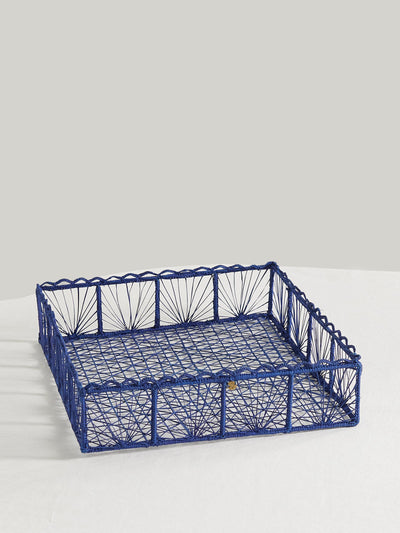 Cabana Hicks wicker tray at Collagerie