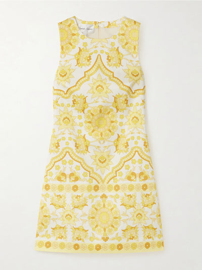 Cara Cara Mackenzie printed crepe mini dress at Collagerie