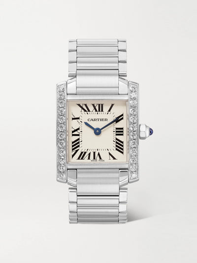 Cartier Small stainless steel and diamond watch at Collagerie