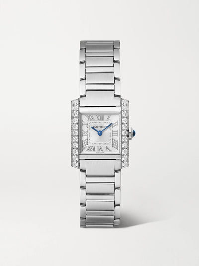 Cartier Tank Française small stainless steel watch at Collagerie